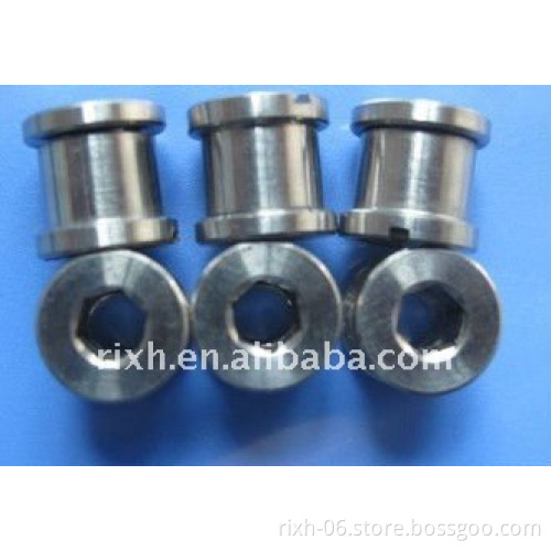 titanium chain ring bolt,titanium casting for bike parts.,titanium die casting